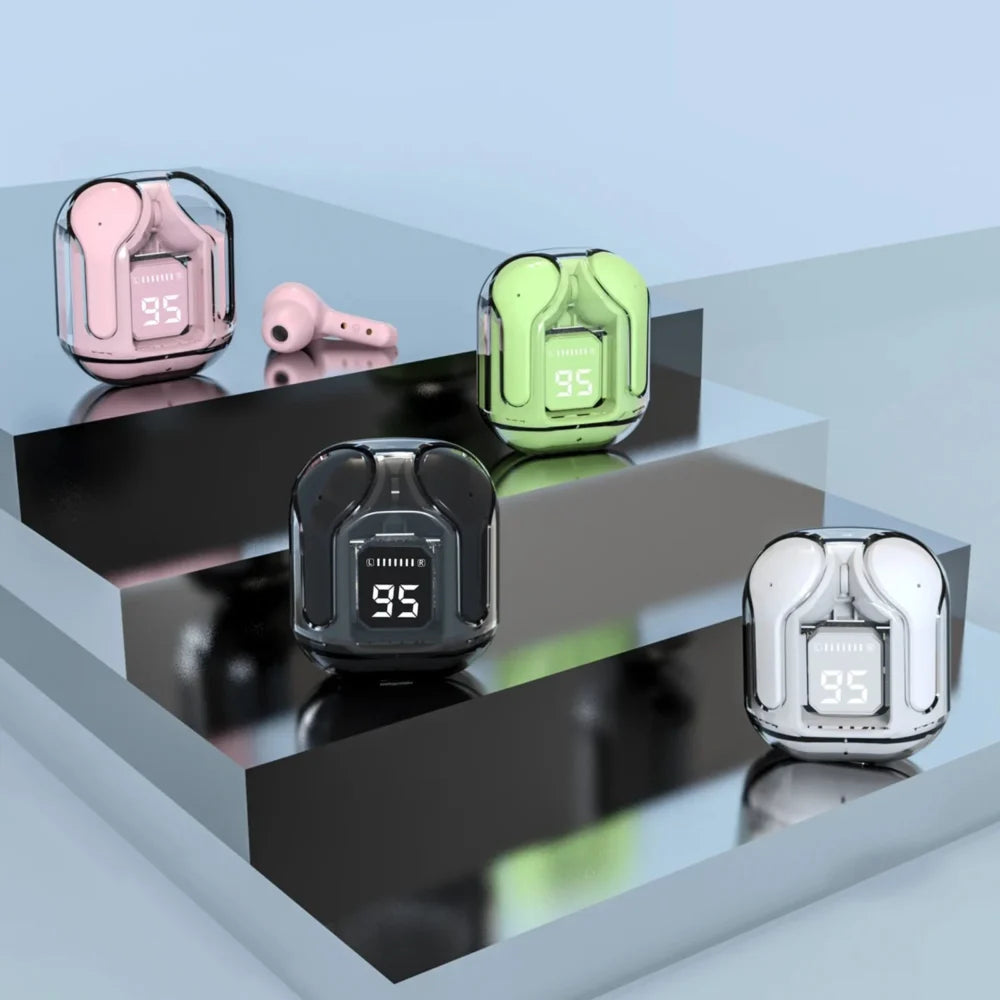 Air 31 TWS Transparent Earbuds Bluetooth 5.3V (Random Color)