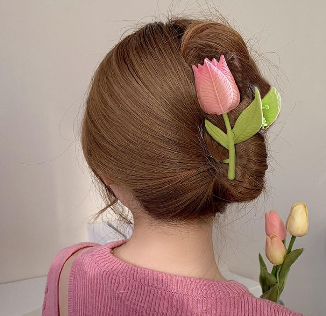 Multicolor Flower Full Length Hair Catcher - Pack of 2