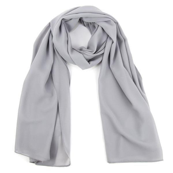 1 Pc Chiffon Plain Scarves 1