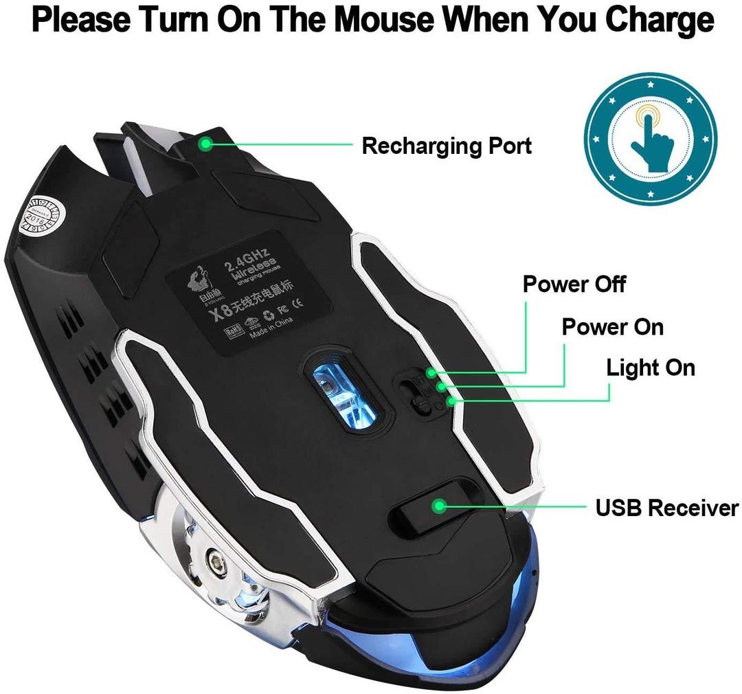 Rechargeable USB-C Port