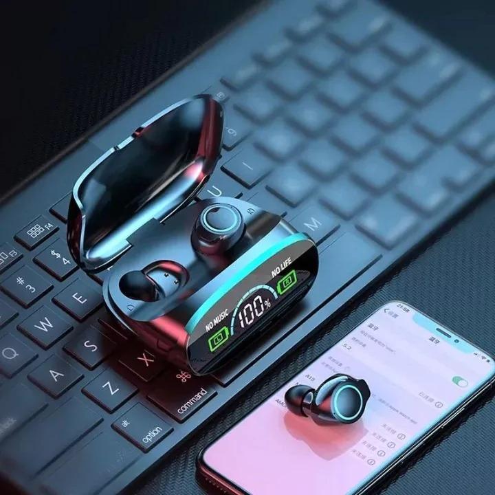 Black Long-Lasting Battery With Fast Charge Airpods