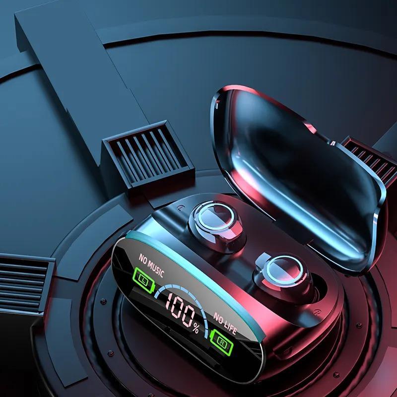 Black Long-Lasting Battery With Fast Charge Airpods