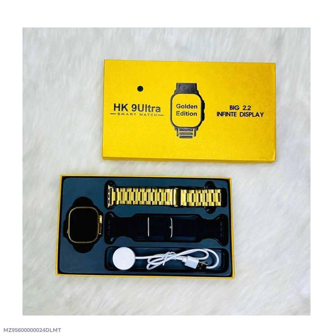 HK-09 Smart Watch Ultra Golden Edition- 1 Pcs